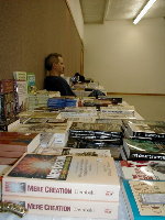 Book table and Todd Kappelman