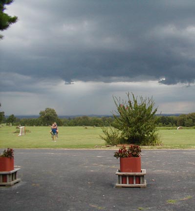 A big storm approaches